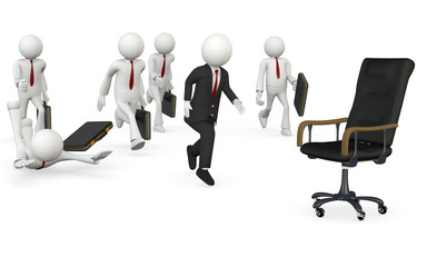 Businessman  isolated on white background