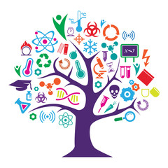 Science Tree Illustration