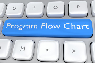 Program Flow Chart concept