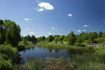 Servach River near Budslav