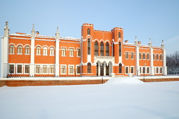MARFINO, MOSCOW REGION, RUSSIA - JANUARY 23, 2016: The Palace in the estate of Marfino