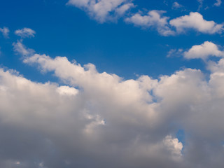Fototapeta na wymiar Blue Sky with Clouds