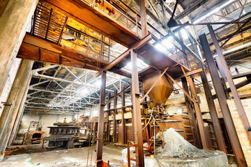 Abandoned for many years factory