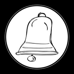 Simple doodle of a bell