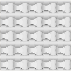 Simple geometric vector pattern - lines on white background