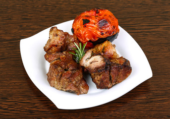 Grilled pork meat - shaslik