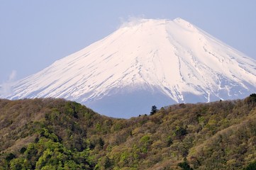 Obraz premium 加入道山からの富士山