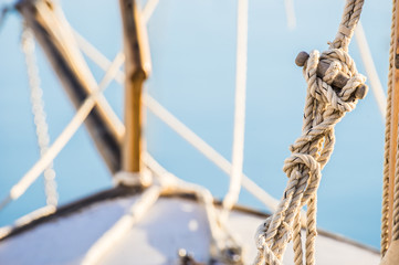 Takelage Segelschiff Taue Seile