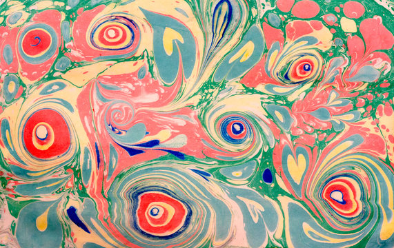 ebru marbling style texture