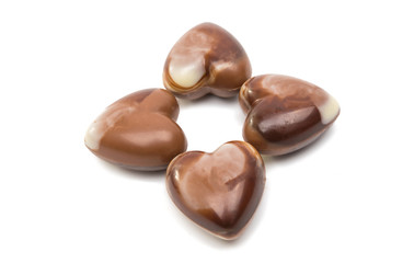 Belgian chocolate heart