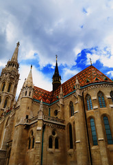 Fototapeta na wymiar Matthias Church in Budapest