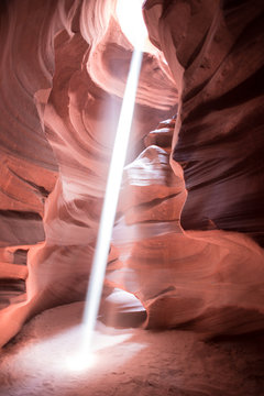 Antelope Canyon, raggio di luce