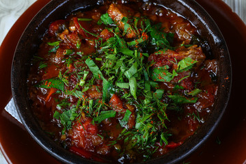 Baked tomato