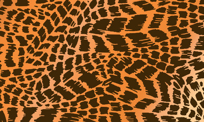 Fototapeta premium Colorful animal skin texture