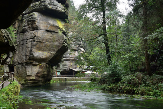 Die Kamnitzklamm | Edmundsklamm in der B&ouml;hmischen Schweiz