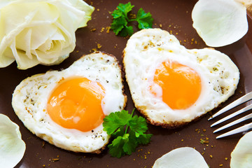 Valentine's Day breakfast.