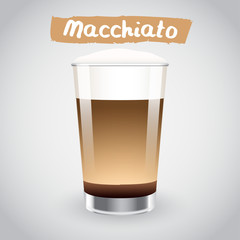 Vector Illustration : Macchiato