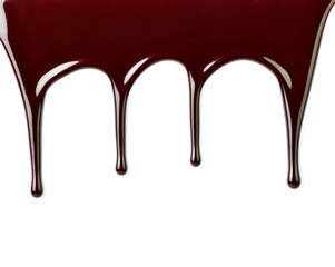 chocolate syrup dessert food sweet leaking drop
