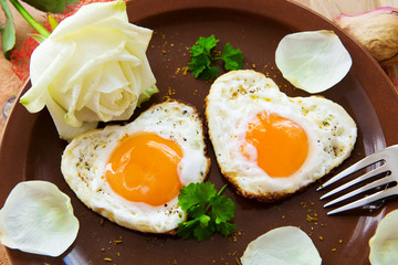 Valentine's Day breakfast.