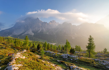 Fototapeta premium Scenery nature Alps in Italy