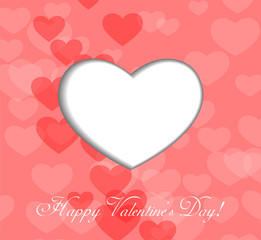 valentines day vintage lettering background