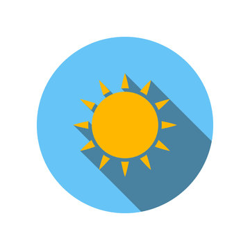 Sun flat icon