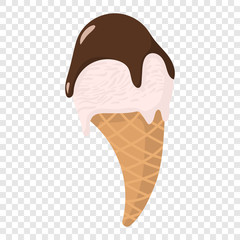 Ice cream cartoon sign