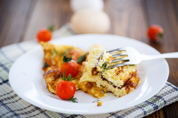 scrambled eggs with tomatoes