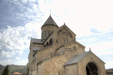 Fototapeta na wymiar Svetitskhoveli (Living Pillar Cathedral). Mtskheta, Georgia.