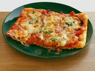 multicolor tasty homemade pizza