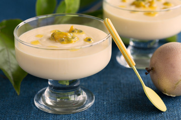 Passion fruit mousse