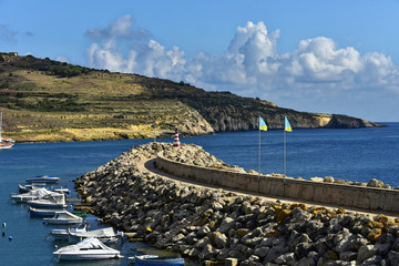 Malta - Hafeneinfahrt Mgarr Gozo