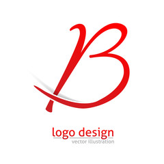 Letter B logo icon design template elements - Illustration. Letter B logo icon design - vector sign.