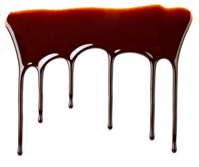 chocolate syrup dessert food sweet leaking drop