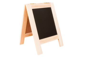 Empty Chalkboard isolate on white with Clipping path