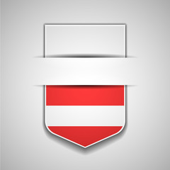Austria shield sign