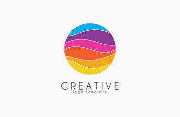 Creative logo. Colorful logo. geometric icon. technology logo. web net logo icon. Geometric logo. Company logo. Vector logo icon