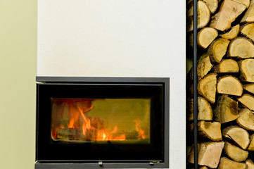 wood fireplace insert