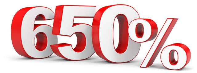 Discount 650 percent off.