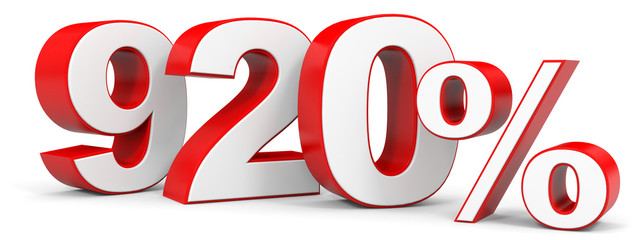 Discount 920 percent off.