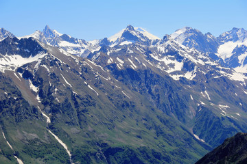Rockies in Caucasus region in Russia