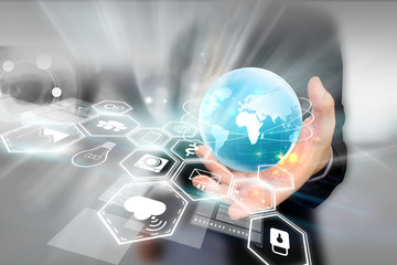 Social media,social network concept.