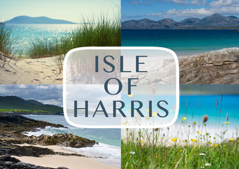 Isle of Harris, Scotland as travel destination concept