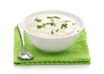 Natural sour cream