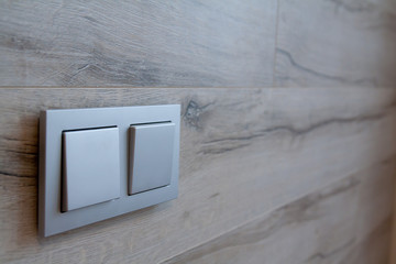 Wall with Light Switch