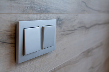Wall with Light Switch