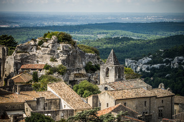 Fototapeta na wymiar Les Baux de Provence village, France