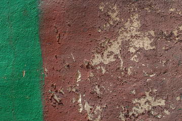 chipped paint on an old plaster wall texture background