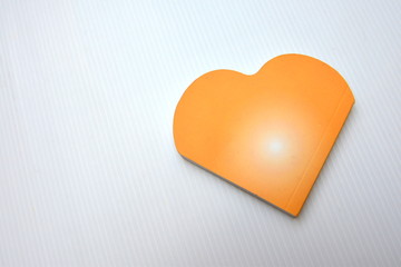 Orange Heart symbol