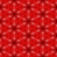 Seamless abstract red geometrical texture or background with white dots for Christmas decor